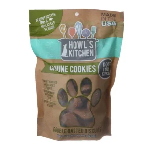 Howl's Kitchen Canine Cookies - Peanut Butter & Molasses Flavor