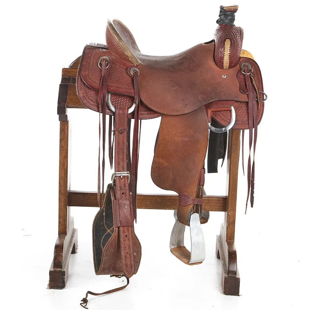 Hr Saddlery Used 15.5in 1/2 Breed Ranch Roper - Image 2