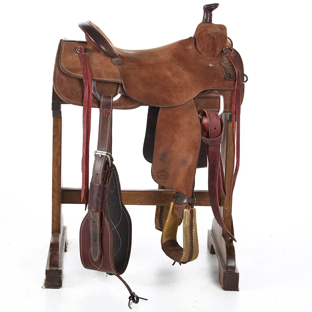 Hr Saddlery Used 16in Hud Roberts Team Roper - Image 2