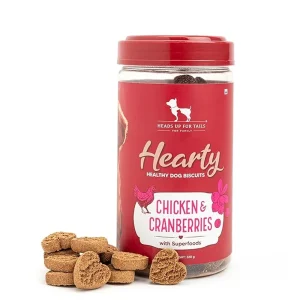 HUFT Hearty Chicken & Cranberries Healthy Biscuit Dog Treats