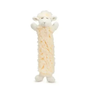 HuggleHounds Fluffer Long & Lovelie Tough Plush Dog Toy