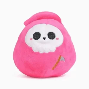 Hugsmart Pet Howloween Night Grim Reaper Pink Ball Halloween Dog Toys