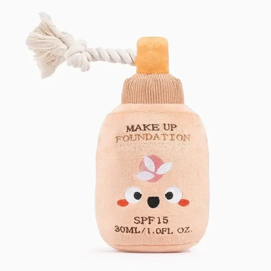 Hugsmart Pet Makeup Plush Dog Toy for Playtime Fun