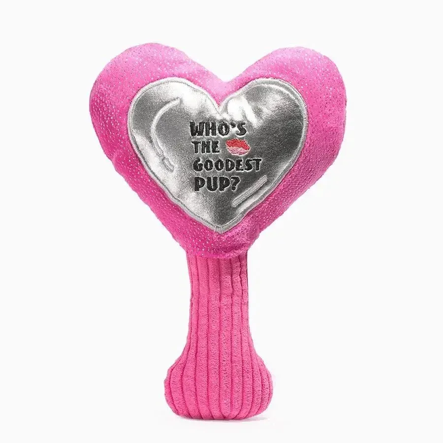 Hugsmart Pet Mirror Dog Toy for Puppies - Heart Shape