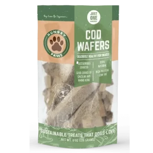 Hungry Paws Cod Fish Wafer Dog Treats Single Ingredient Snacks