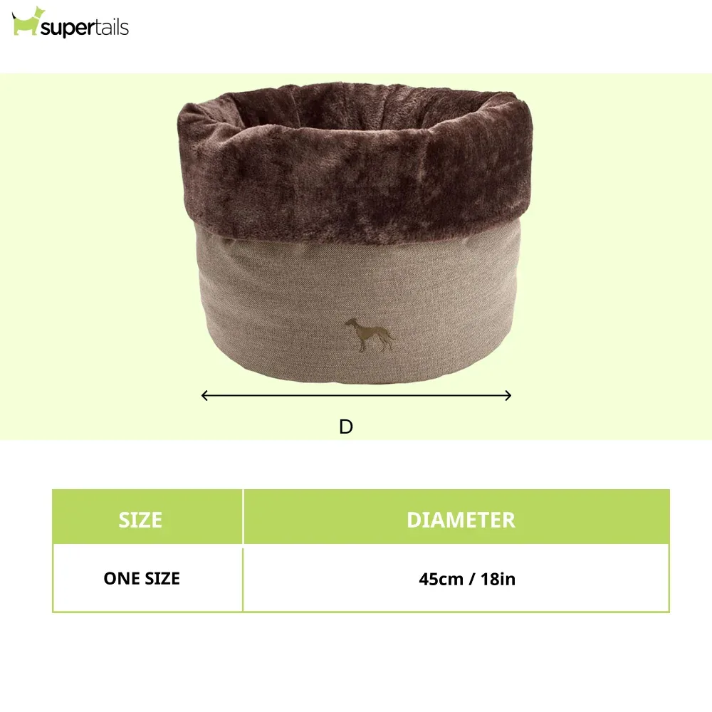 Hunter Livingston Bed for Dogs and Cats (Brown) - Image 2