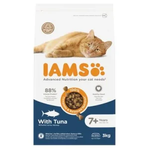 IAMS Advanced Nutrition Senior Cat 7+ with Tuna - cat dry food