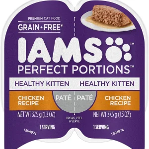 Iams Perfect Portions Kitten Chicken Pate Canned Cat Food - 2.6 oz - Case of 24