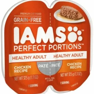 Iams Perfect Portions Original Chicken Pate Canned Cat Food - 2.6 oz - Case of 24