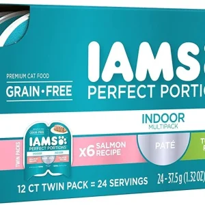 Iams Perfect Portions Original Seafood Multipack Canned Cat Food - 2.6 oz - Case of 24