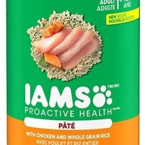 Iams ProActive Chicken and Whole Grains Canned Dog Food - 13 oz - Case of 12
