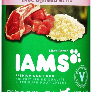 Iams ProActive Dinner with Lamb and Rice Canned Dog Food - 13 oz - Case of 12
