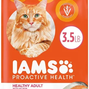 Iams ProActive Health Adult Salmon & Tuna Dry Cat Food - 3.5 lb Bag