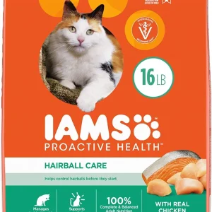 Iams ProActive Health Hairball Care Dry Cat Food - 16 lb Bag