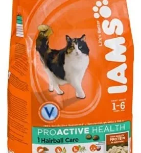 Iams ProActive Health Hairball Care Dry Cat Food - 3.5 lb Bag