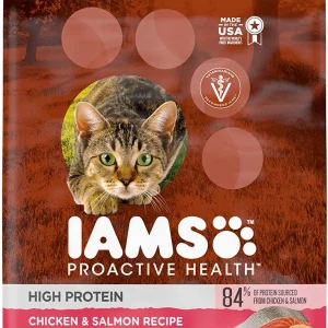 Iams ProActive Health High Protein Chicken & Salmon Dry Cat Food - 13 lb Bag