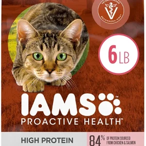 Iams ProActive Health High Protein Chicken & Salmon Dry Cat Food - 6 lb Bag
