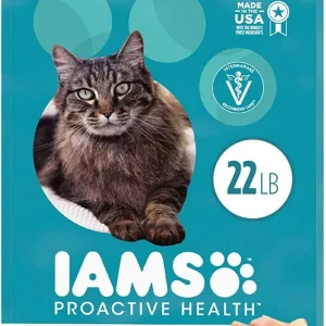 Iams ProActive Health Indoor Weight Hairball Dry Cat Food - 22 lb Bag