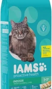 Iams ProActive Health Indoor Weight Hairball Dry Cat Food - 7 lb Bag