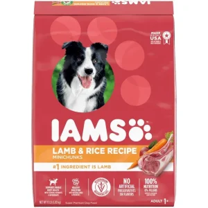 Iams ProActive Health Lamb & Rice Mini Chunks Adult Dry Dog Food - 44 lb Bag