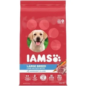 Iams ProActive Health Large Breed Lamb & Rice Adult Dry Dog Food - 15 lb Bag