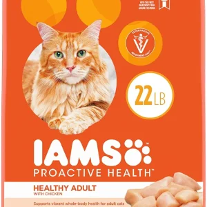 Iams ProActive Health Original Adult Chicken Dry Cat Food - 22 lb Bag