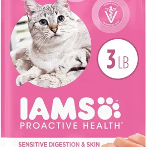 Iams ProActive Health Sensitive Digestion & Skin Dry Cat Food - 3 lb Bag