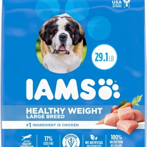 Iams ProActive Weight Management Mature Adult and Senior Large Breed Dry Dog Food - 29.1 lb Bag