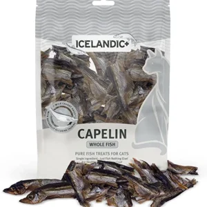 Icelandic+ Capelin Whole Fish Natural Dehydrated Cat Treats - 1.5 oz