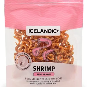 Icelandic+ Mini Shrimp Treats Natural Dehydrated Cat and Dog Treats - 2.5 oz