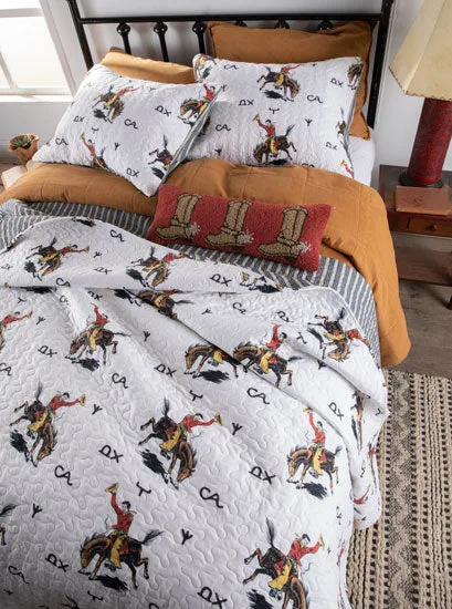 Ida Mae Home Lazy J Cowboy Quilt - Image 2