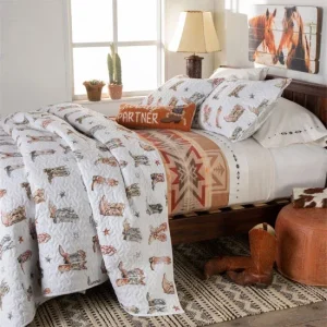 Ida Mae Home Lazy J Thunderbird Boots Quilt