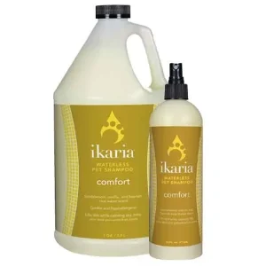 ikaria Waterless Dog Grooming Shampoo