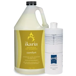 ikaria Waterless Dog Grooming Shampoo Comfort Gallon