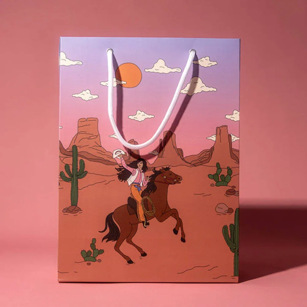 Illustrating Amy Wild West Gift Bag - Image 2