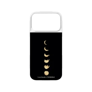 ilovedoodle Cat Landscape - Cat Phases Black Mod NX Backplate