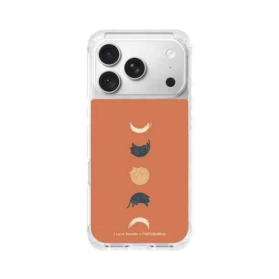 ilovedoodle Cat Landscape - Cat Phases Orange ClearX