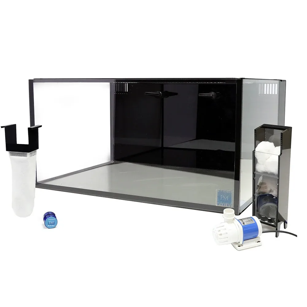IM NUVO Fusion 25 Lagoon PRO 2 Aquarium - Bundle Kit With APS Pedestal - White