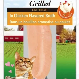 Inaba Chicken Fillet Grilled Cat Treat in Chicken Flavored Broth