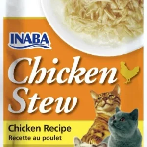 Inaba Chicken Stew Chicken Recipe Side Dish for Cats - 6 Pack