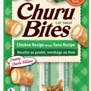 Inaba Churu Bites Cat Treat Chicken Recipe wraps Tuna Recipe