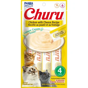 INABA Churu Chicken with Cheese Recipe Creamy Cat Treats