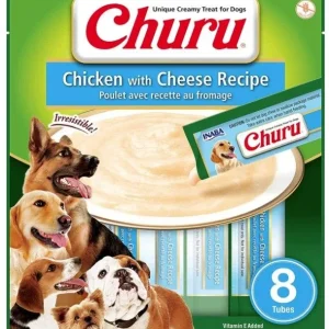 Inaba Churu Chicken with Cheese Recipe Creamy Dog Treat