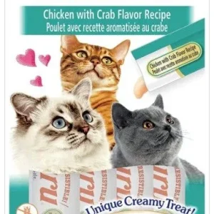 Inaba Churu Chicken with Crab Flavor Recipe Creamy Cat Treat