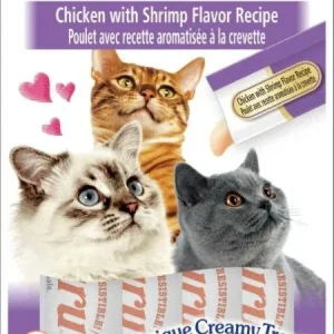 Inaba Churu Chicken with Shrimp Flavor Recipe Creamy Cat Treat