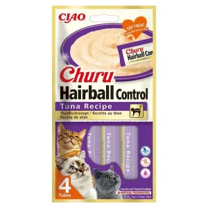 INABA Churu Hairball Tuna Recipe Creamy Cat Treats