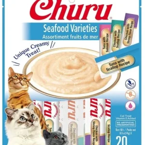 Inaba Churu Seafood Varieties Creamy Cat Treat