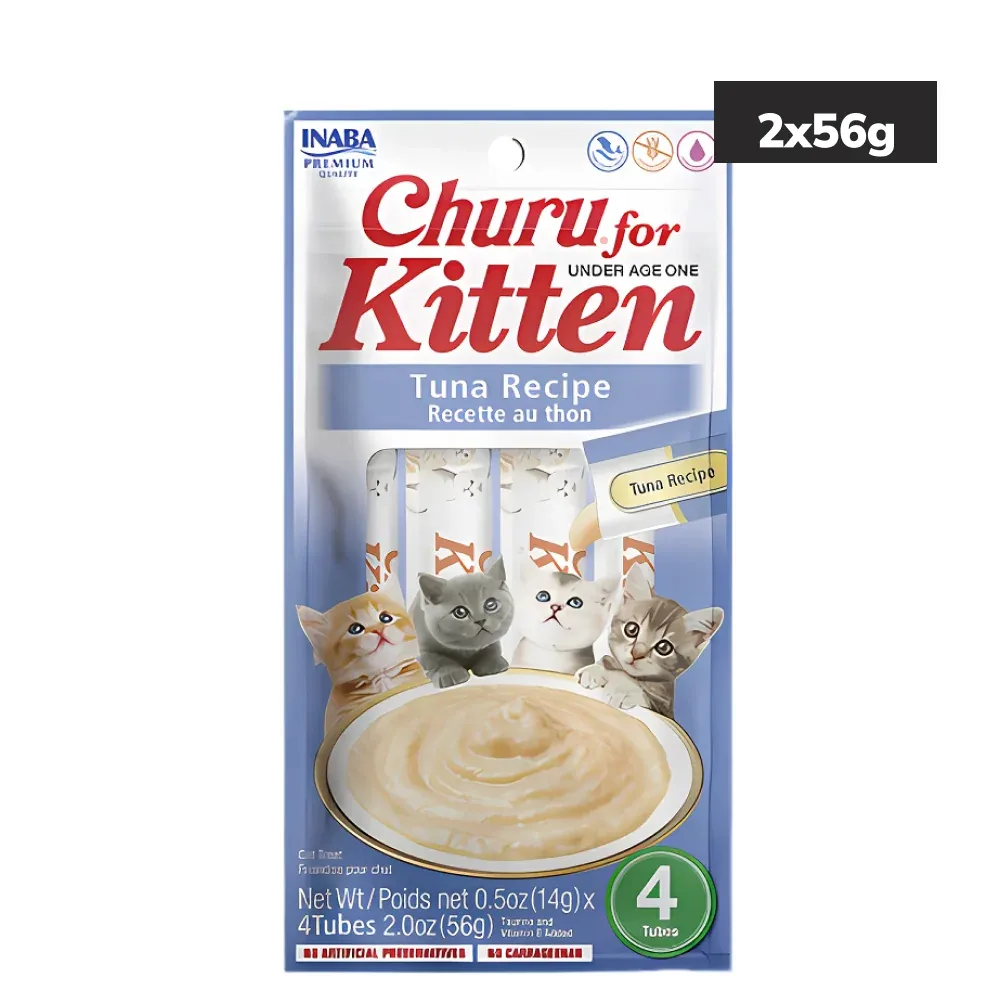 INABA Churu Tuna Recipe Creamy Kitten Cat Treats - Image 2