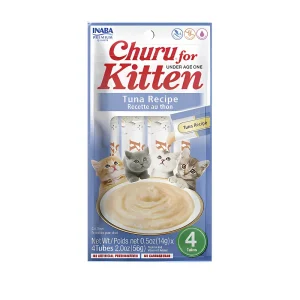 INABA Churu Tuna Recipe Creamy Kitten Cat Treats