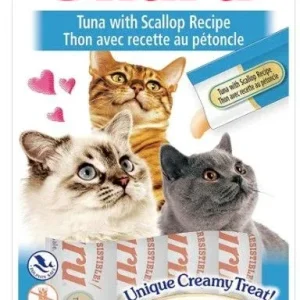 Inaba Churu Tuna with Scallop Recipe Creamy Cat Treat